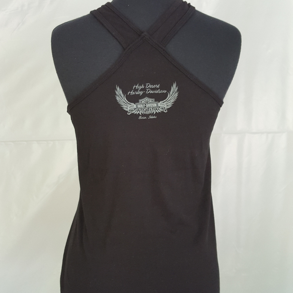 Harley-Davidson Rhinestone Shadow Tank Top - Picture 4 of 9